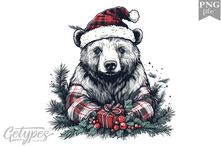 Christmas Bear Clipart Image 20