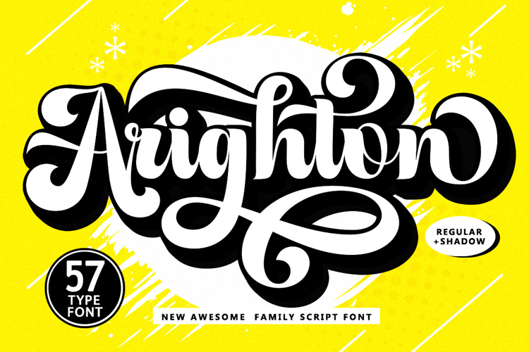 Arighton - Family Font In 57 Type