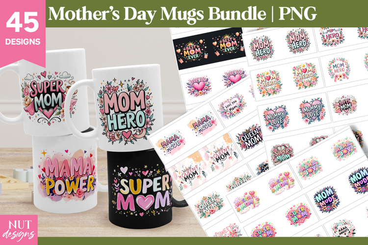Mothers Day mug 15oz, Mothers Day Bundle Mom hero Super mom