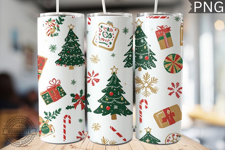 Christmas Tumbler Wrap