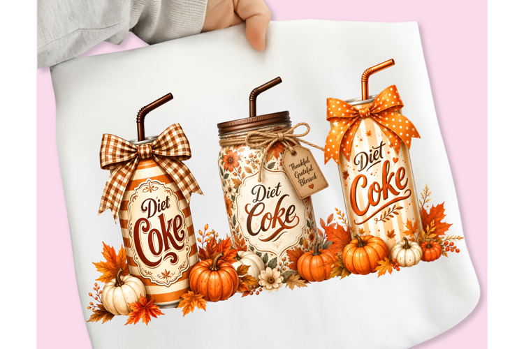 Fall Vibes Autumn Bottle T-shirt PNG, Fall Soda Lover PNG