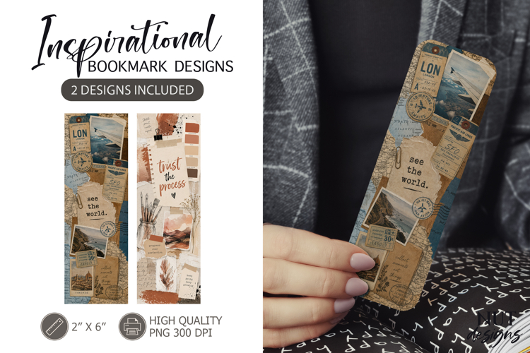 Inspirational Travel Bookmark Quotes adventure bookmark
