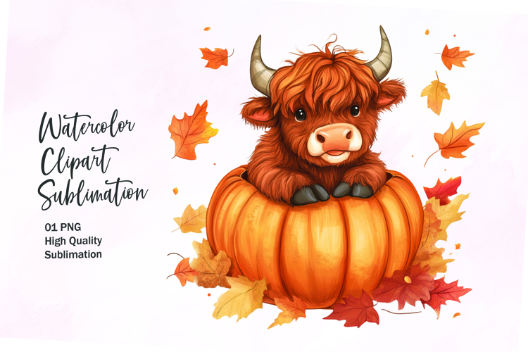 Highland Cow Clipart Image 10