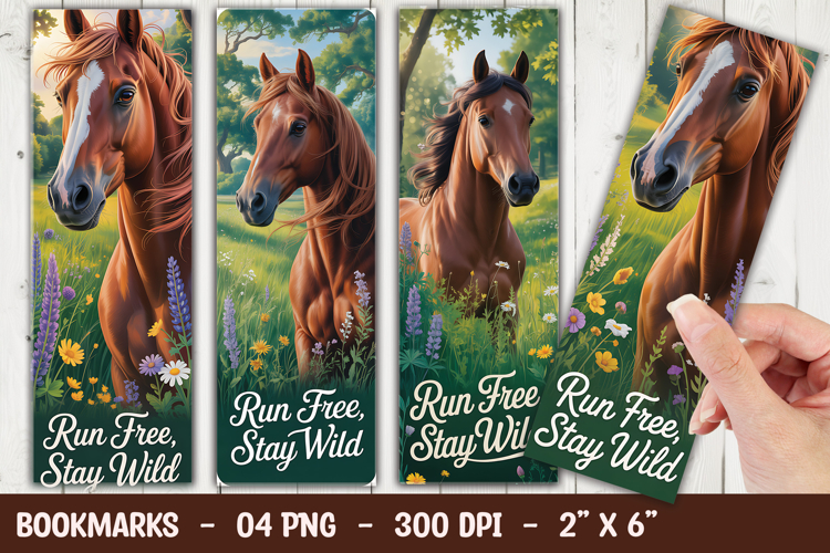 Horse Bookmark Sublimation