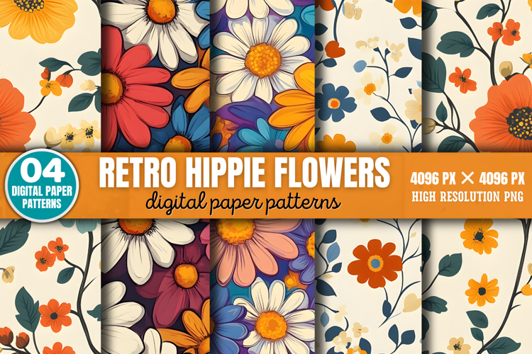 70s Hippie Background Image 18