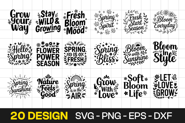Spring SVGs Image 16