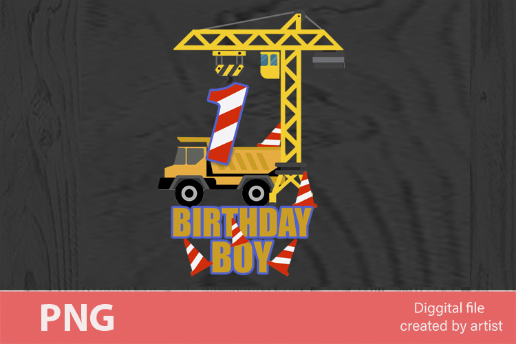 Construction png, construction birthday, birthday png,