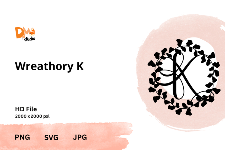 Wreath Monogram SVGs Image 12