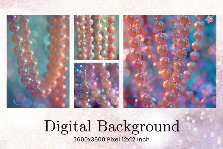 Pearl Beaded Texture Background Wallpaper Backdrops_11 example image 1