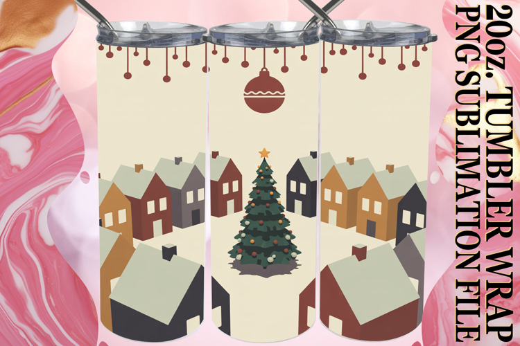 Sweet Inspirations 20oz tumbler wrap, Winter