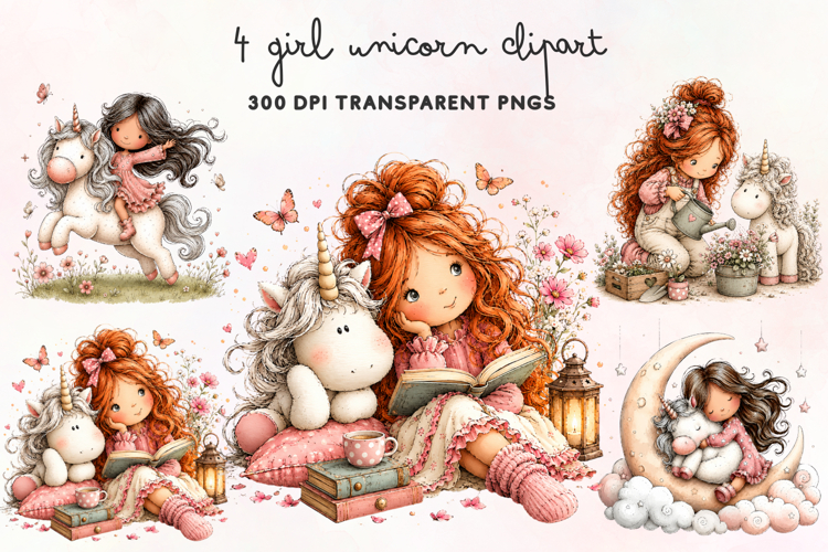 Cute Unicorn Clipart