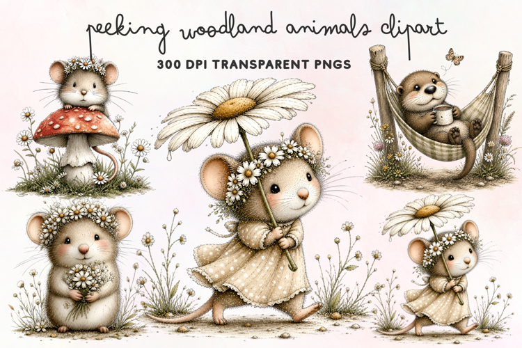 Woodland Animal Clipart Image 6