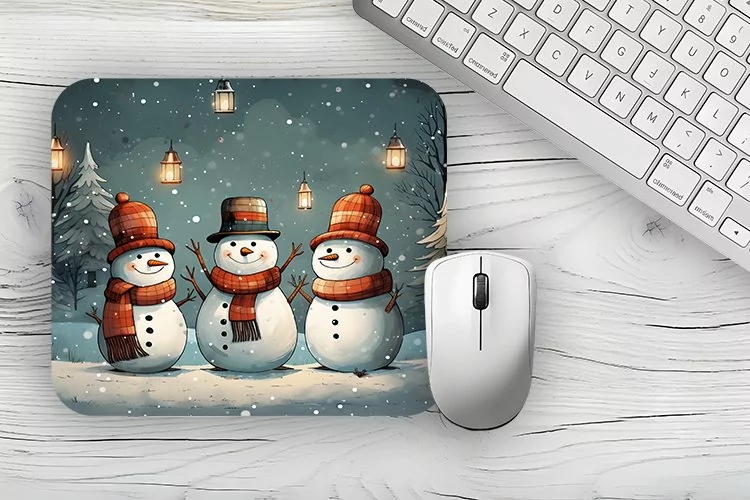 Christmas Mousepad PNG, Christmas Mousepad sublimation