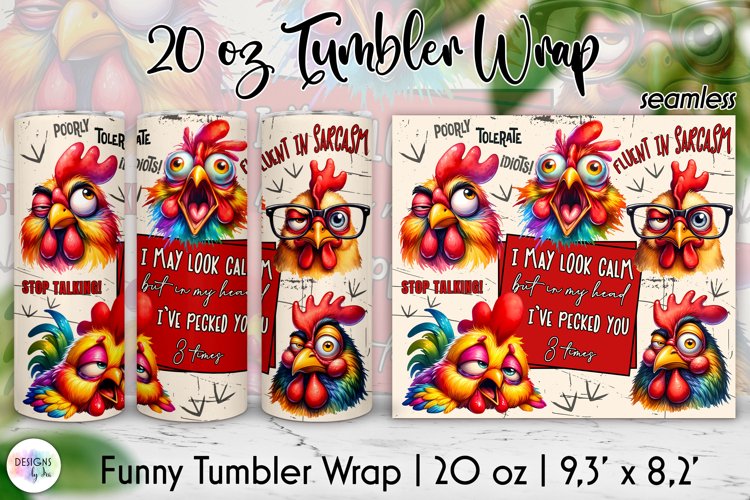 20 Oz Sublimation Tumbler Wrap Image 18