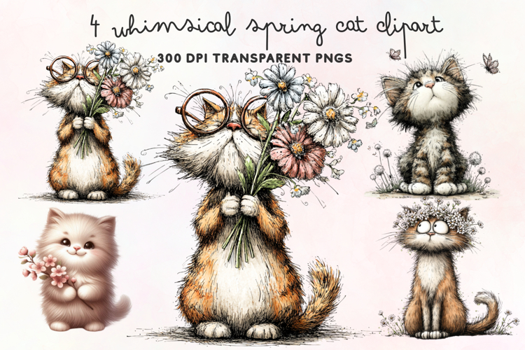 Cute Cat Clipart  Image 7