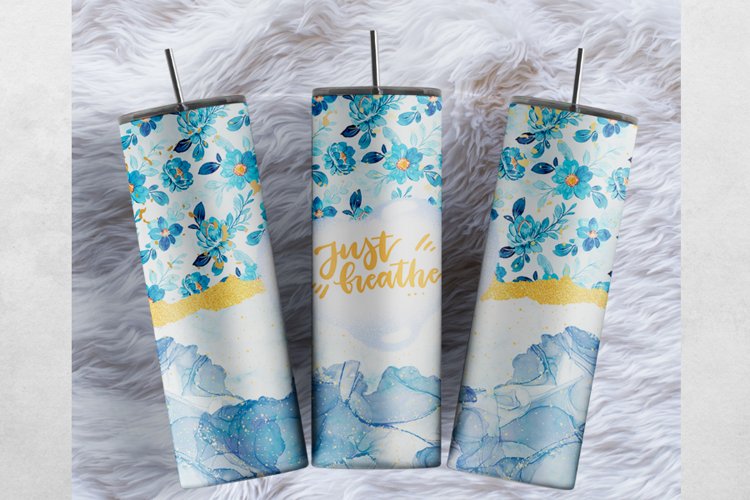 Alcohol Ink Tumbler Wrap Image 9