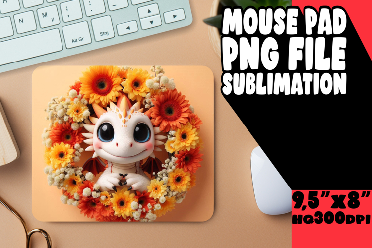 Luminous mouse PAD Artistic Style, Dragon
