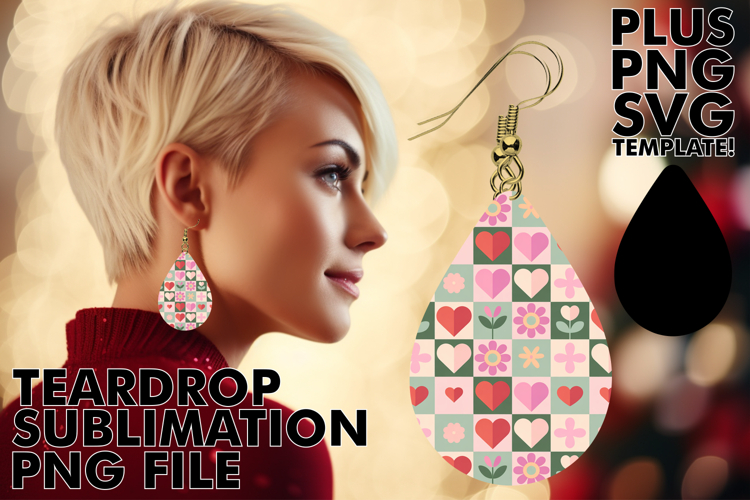 VIBRANT Teardrop Earrings Ideas, Valentines Pattern