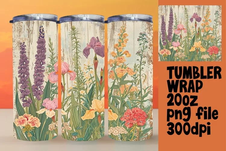 Classic Blossom Sublimation Tumbler - 20oz Dream