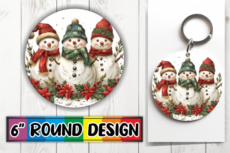 Christmas Gingerbread Mug Art Keychain Wrap