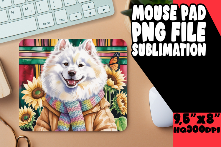 COZY mouse pad Inspirational Art, Cute Dog