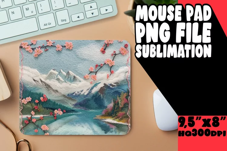 Bright 3D Mouse Pad for Summer