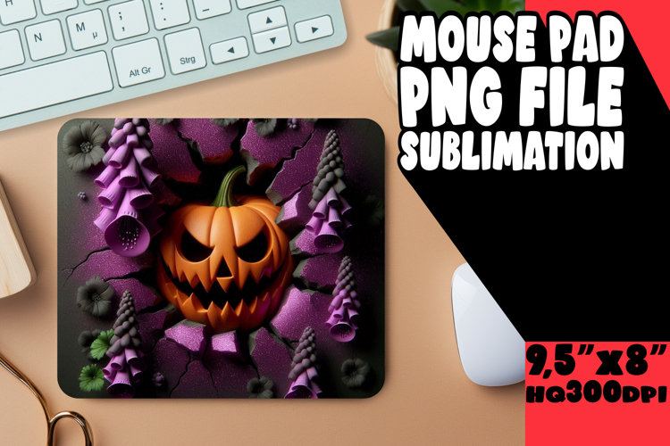 RADIANT MOUSE MAT PNG INSPIRATION, 3D Pumpkin