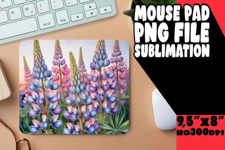 RADIANT DESK MAT PLAYFUL DESIGN, Flowers