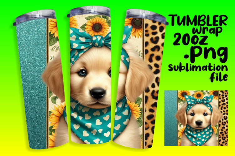 Custom Tumbler Wrap Design , Cute Animals