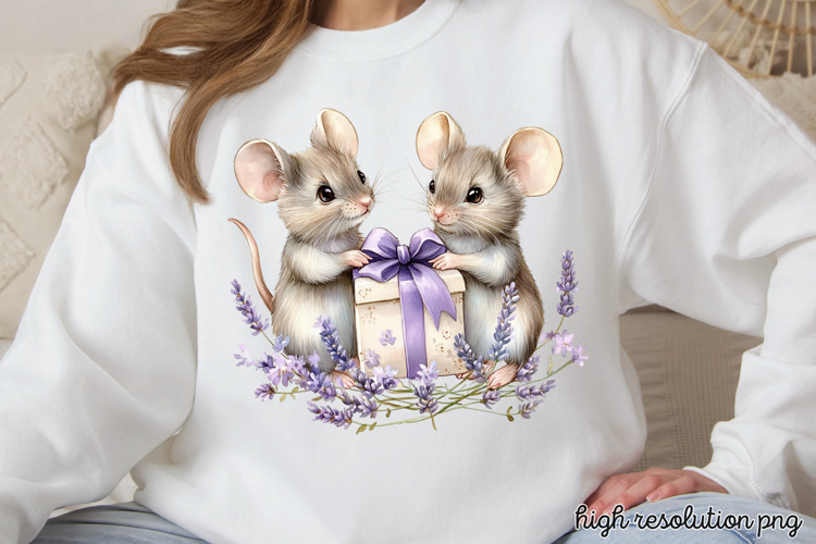 Mothers Day Animals Clipart PNG