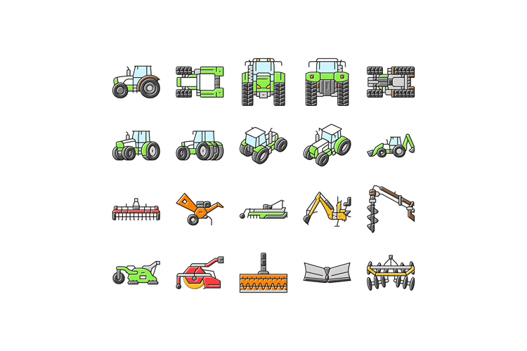 Tractor Vector Image 12