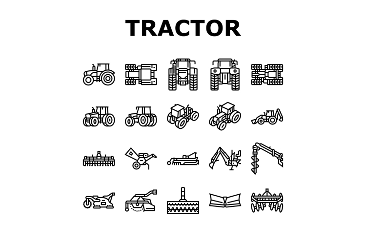 Tractor Vector Image 14