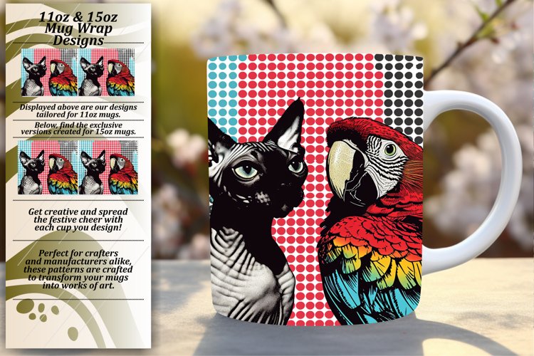 Charming Cat Cafe Mug: Sublimation Style