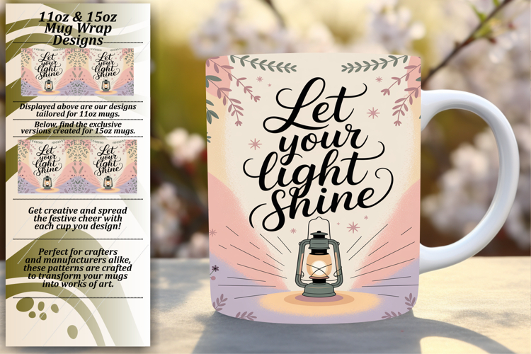 CHIC 11oz PNG Mug Wrap Template , Religious