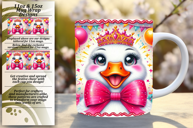 RICH 11oz Mug Wrap PNG Design , Goose