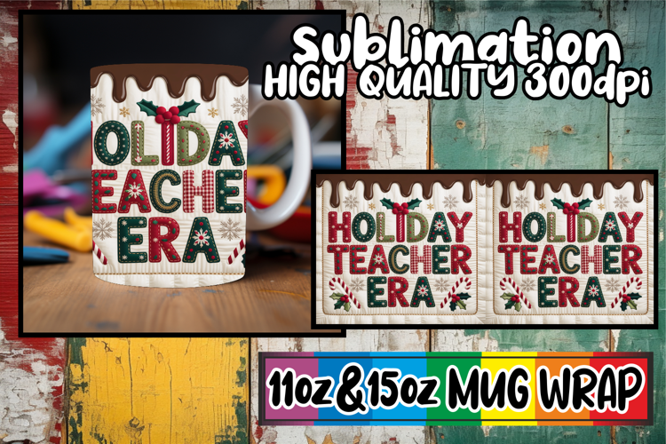 Joyful journeys 11oz 15oz mug wrap, Teacher