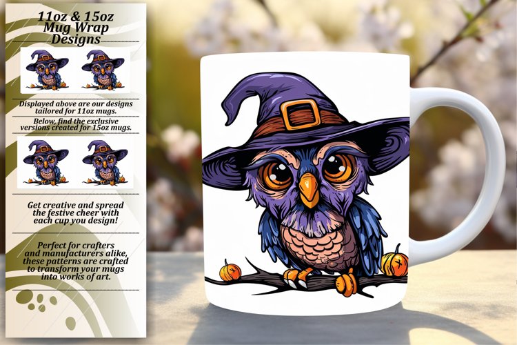 Halloween Critter Mug 11oz/15oz Wrap Sublimation PNG