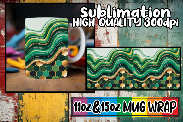 Radiant evenings sublimation print wrap, Pattern