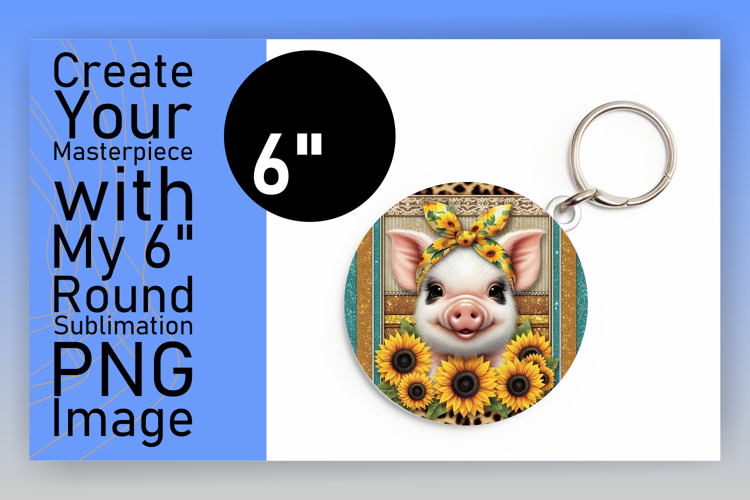 Whimsical Circle PNG Sublimation Design , Cute Animals
