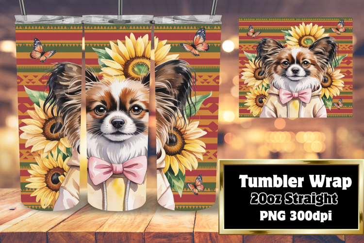 Watercolor Cute Owl Tumbler Wrap 20oz