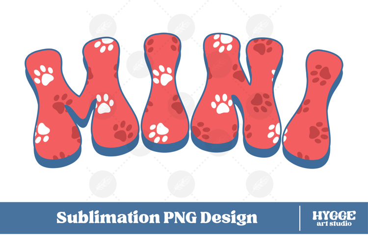 American Mini 4th of July USA Cat Dog Paw DTF Sublimation