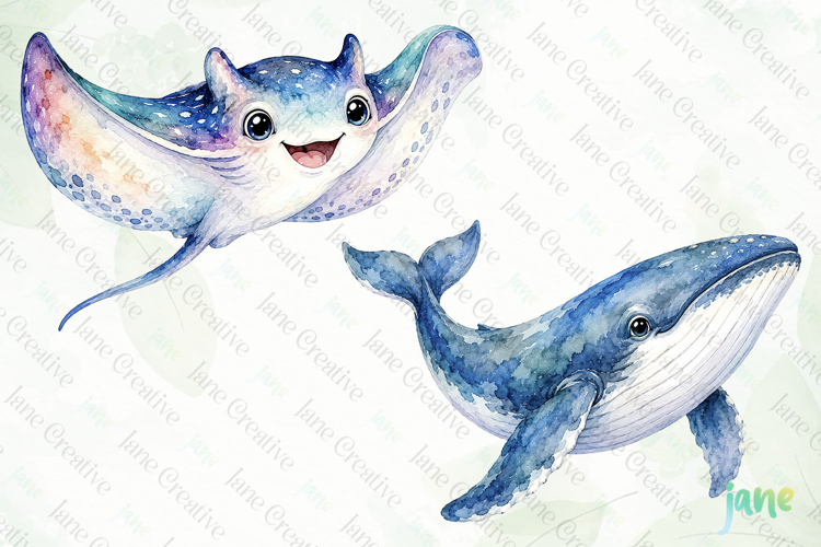Cute Ocean Animal PNG
