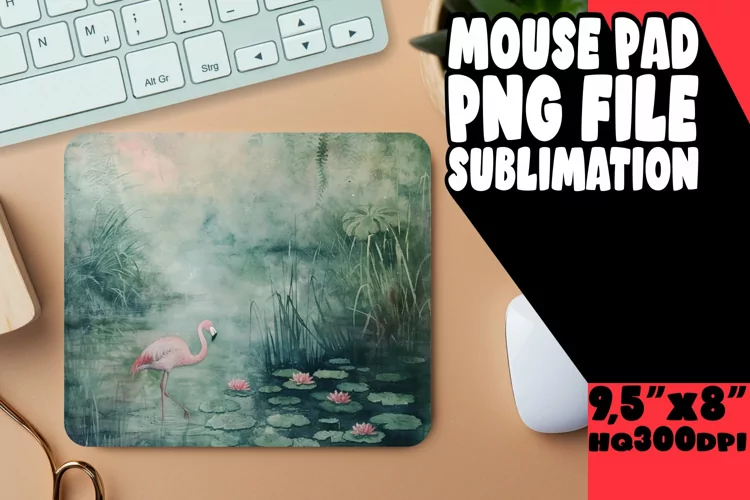 Exquisite Escapes Flamingo Mouse Pads