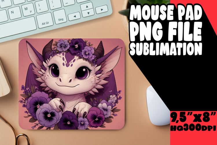 Timeless mouse MAT Playful Design, Dragon