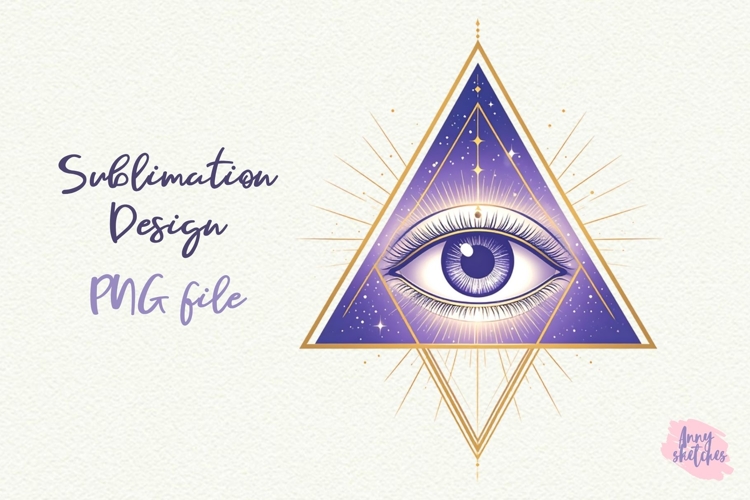 All Seeing Eye Sacred Geometry Clipart Celestial PNG