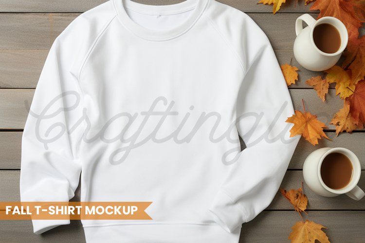 Bella and Canvas | Fall Mockup | Halloween T-Shirt Mockup example image 1