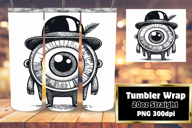 FRESH 20oz Tumbler PNG Design , Monster