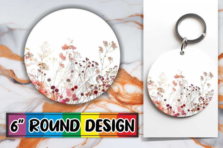 Garden Gala Design Circle - Sublimation Delight Round