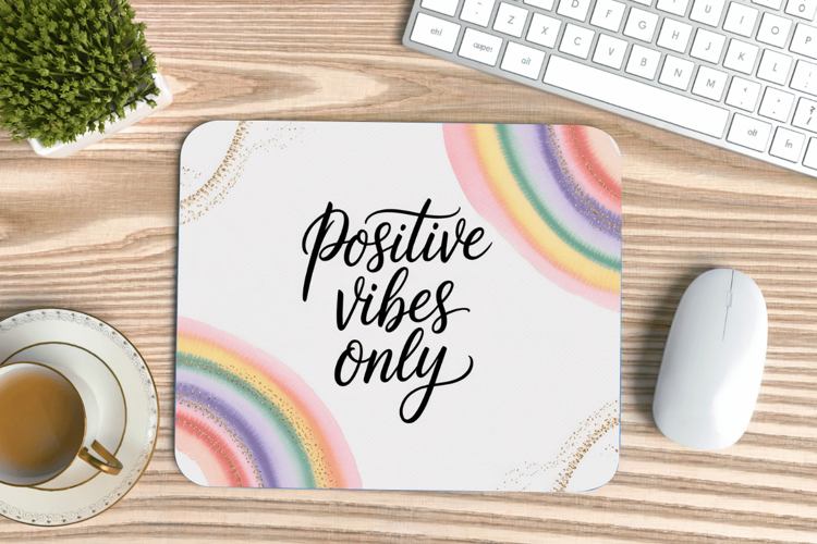 Inspirational Quotes Mouse Pad, Motivational PNG Sublimation