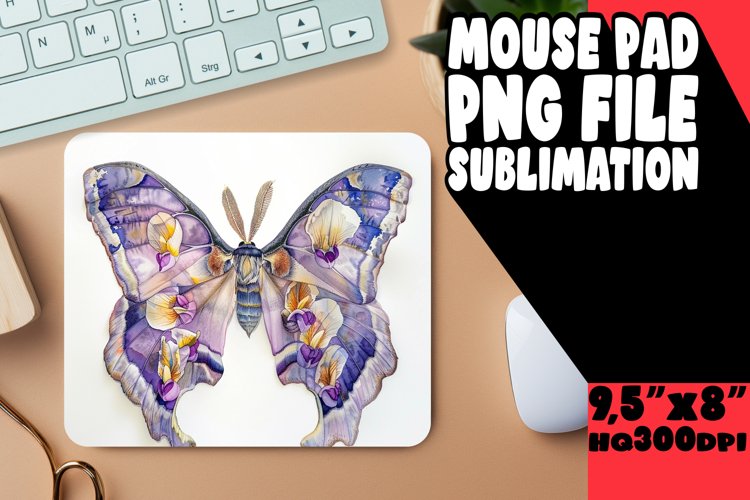 Radiant Butterfly Serenade Mouse Mat
